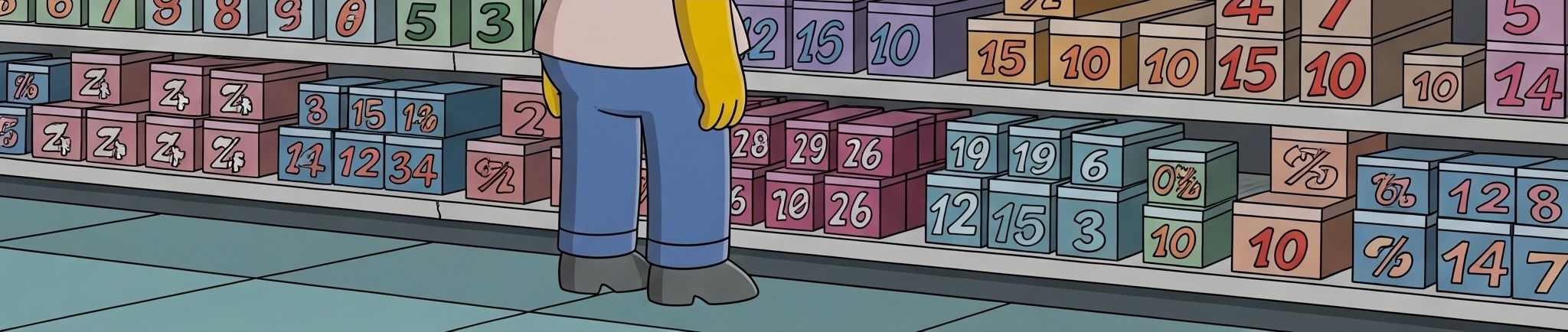 Simpsons Need Numbers Footer